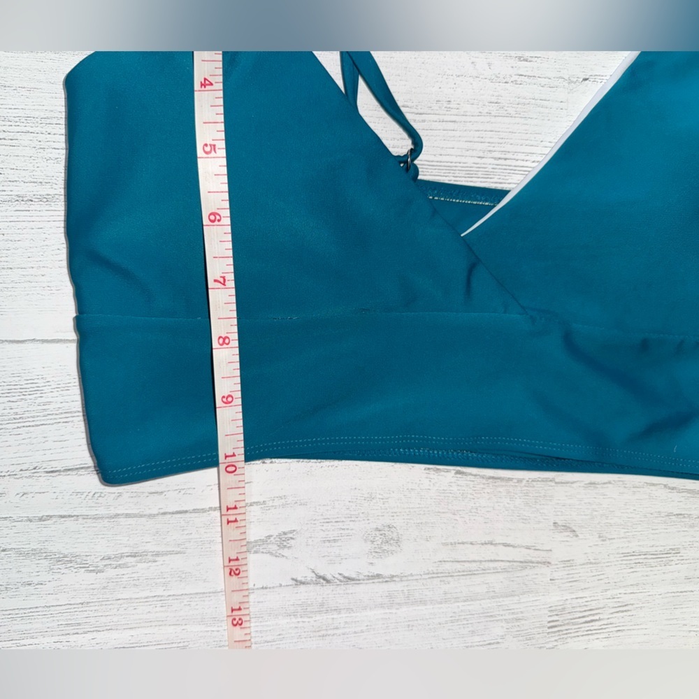 SHEIN Deep Teal Bikini Set NWOT - Picture 7 of 8